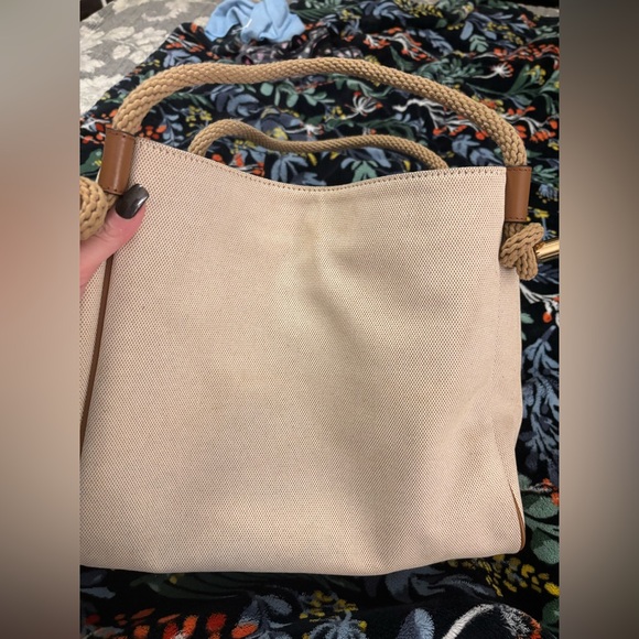 Michael Kors Tan Tote with Gold Accents - Picture 4 of 15